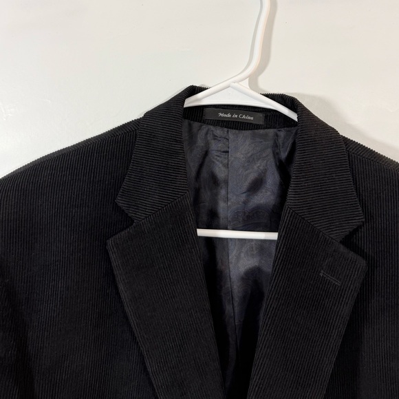 Chaps Men’s Black Corduroy Blazer - Picture 3 of 8